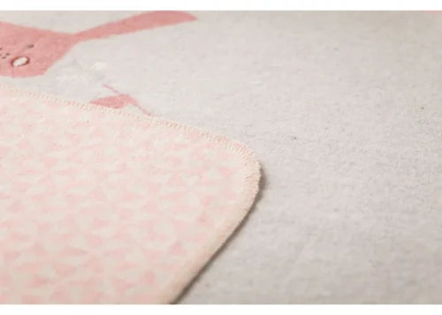 JUWEL Babydecke “Hase” gelb/rosa