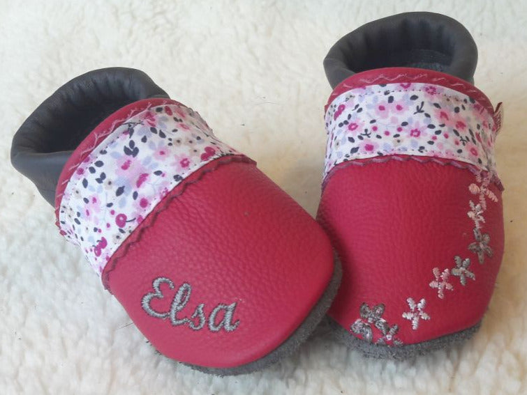 Lauflernschuh Blumenranke