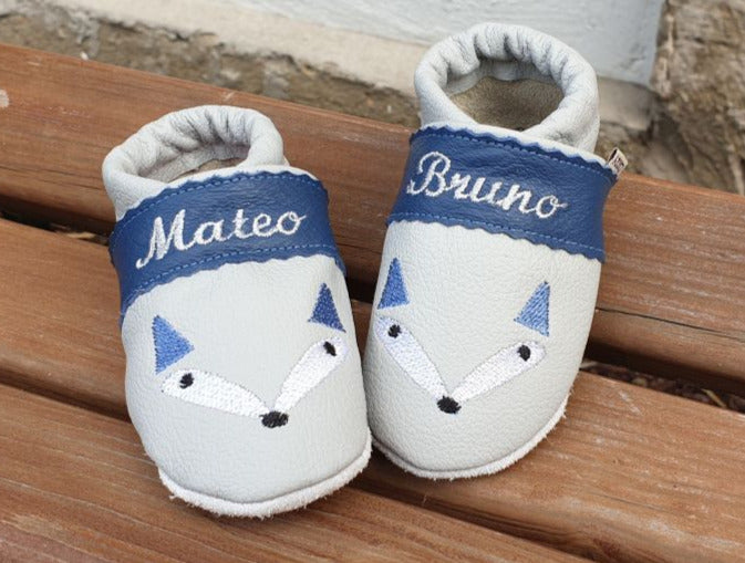 Lauflernschuh Fuchs blau