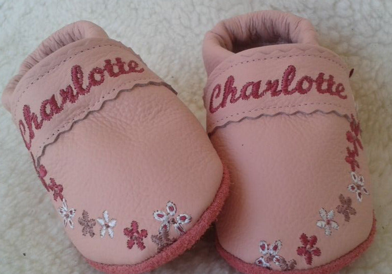 Lauflernschuh Blumenranke