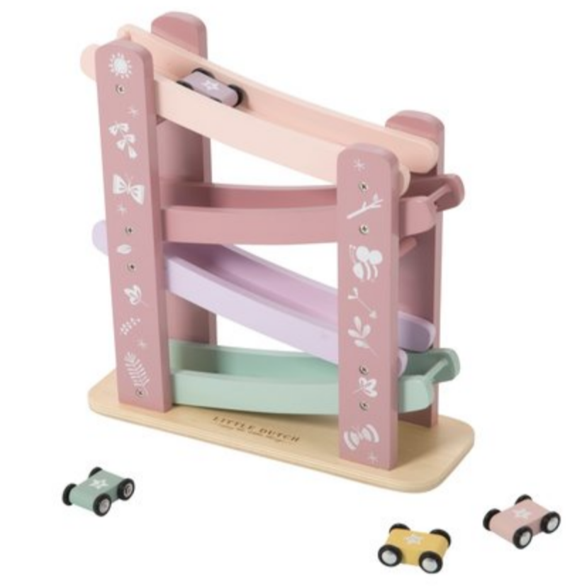 Little Dutch Kugelbahn Holz rosa