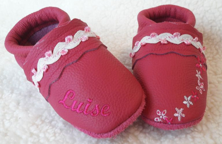 Lauflernschuh Blumenranke