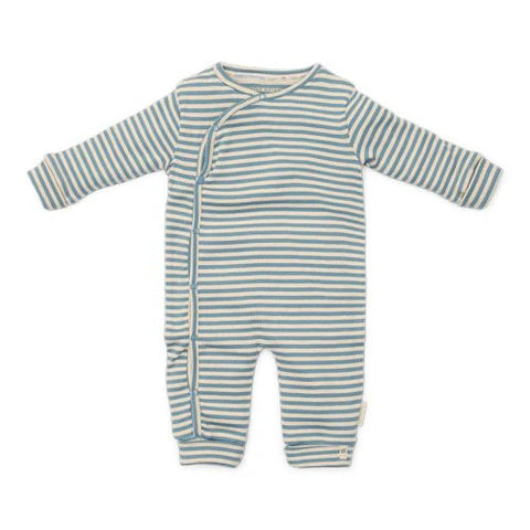 LD Strampler Streifen blau - Forest Friends