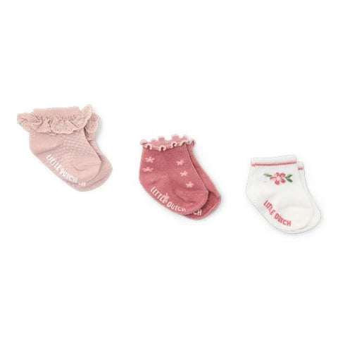 LD 3er-Pack niedrige Socken - mehrfarbig - Fairy Garden