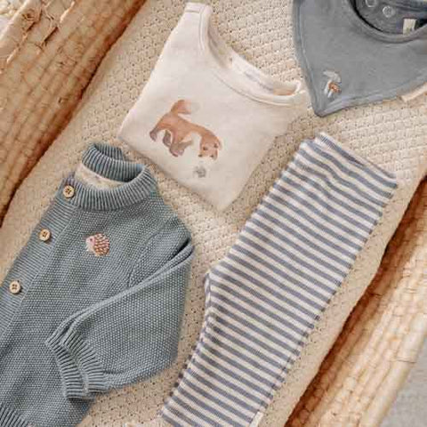 LD Hose Streifen blau - Forest Friends