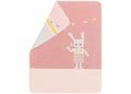 JUWEL Babydecke “Hase” gelb/rosa