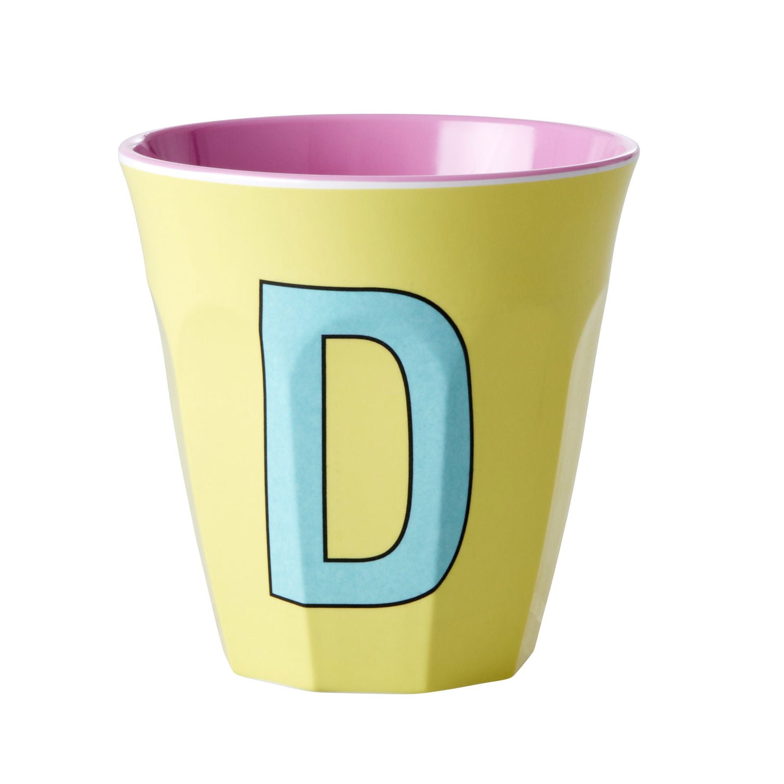 Buchstabenbecher unifarben Mädchen