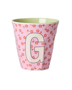 Buchstabenbecher Blumen