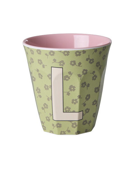 Buchstabenbecher Blumen