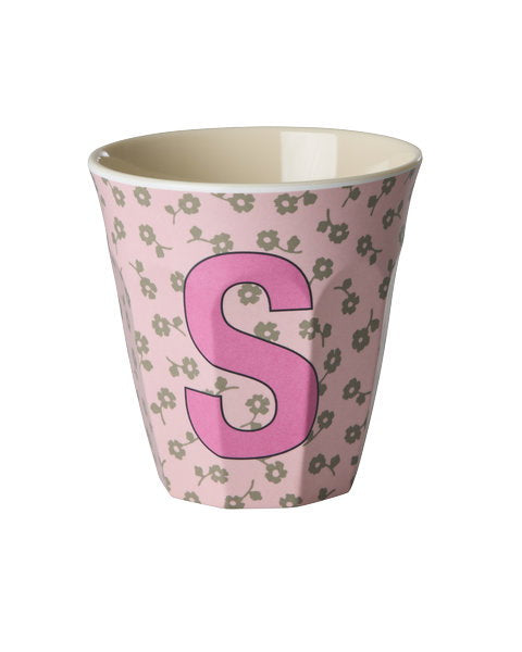 Buchstabenbecher Blumen