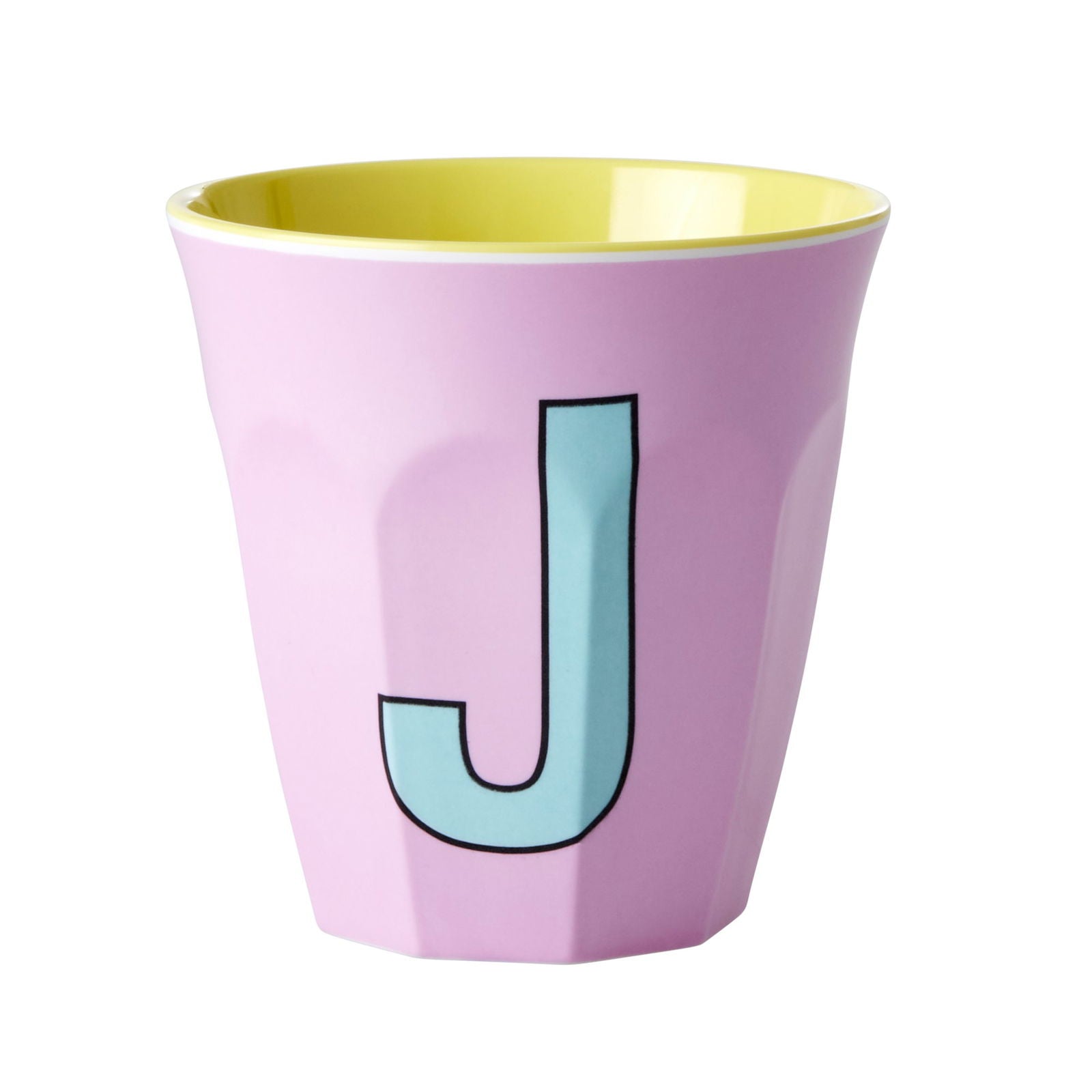 Buchstabenbecher unifarben Mädchen