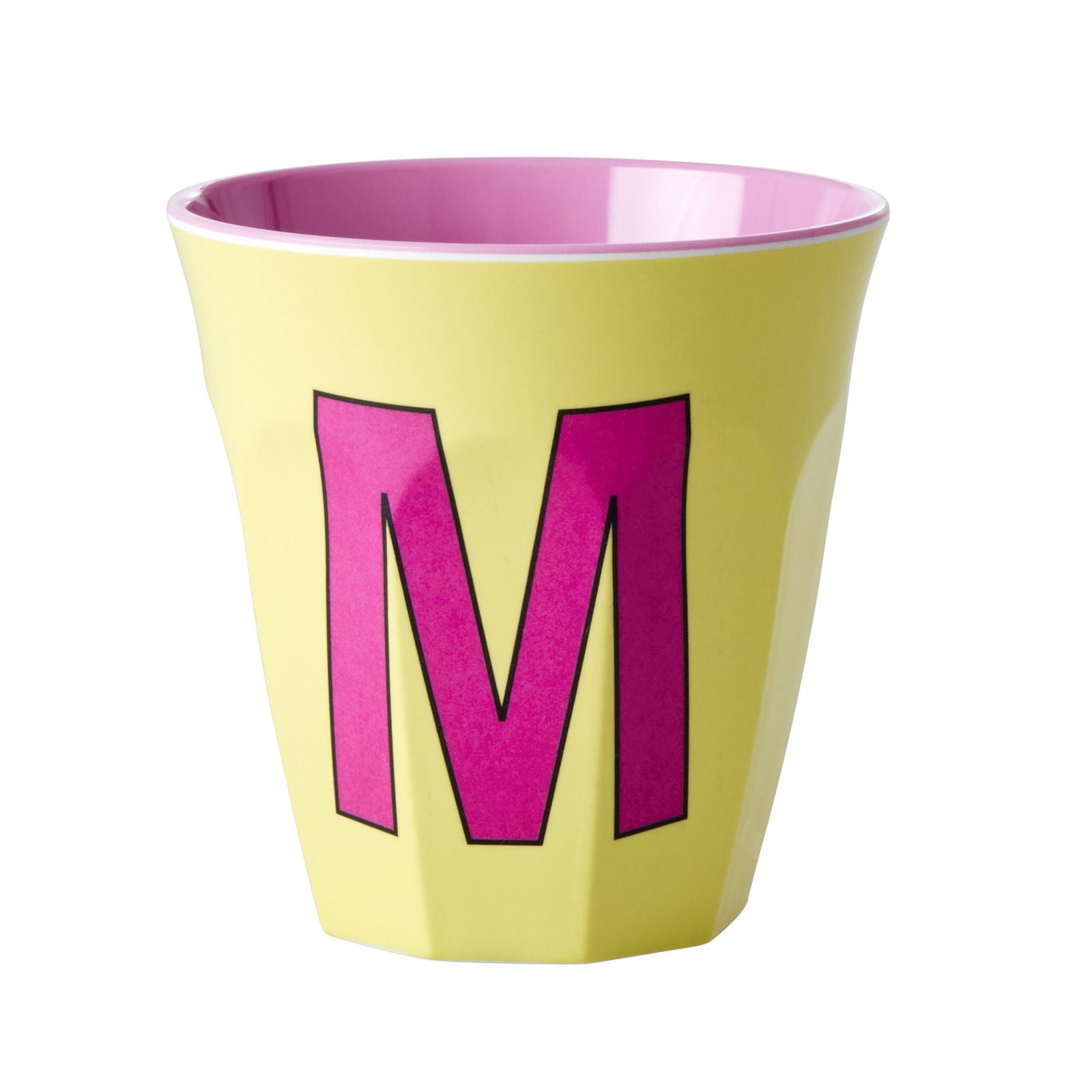 Buchstabenbecher unifarben Mädchen