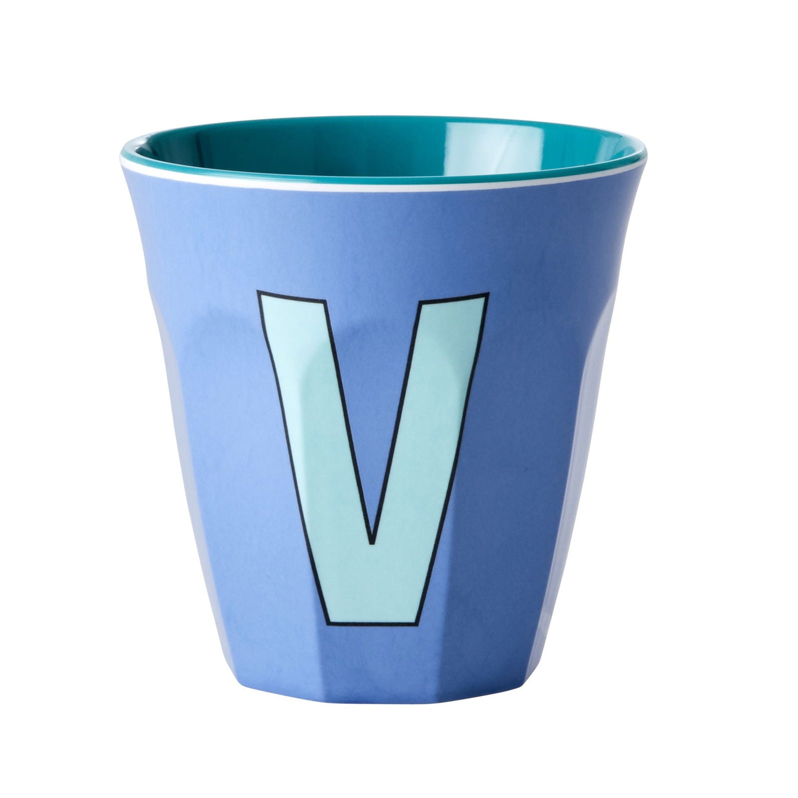 Buchstabenbecher unifarben Jungs