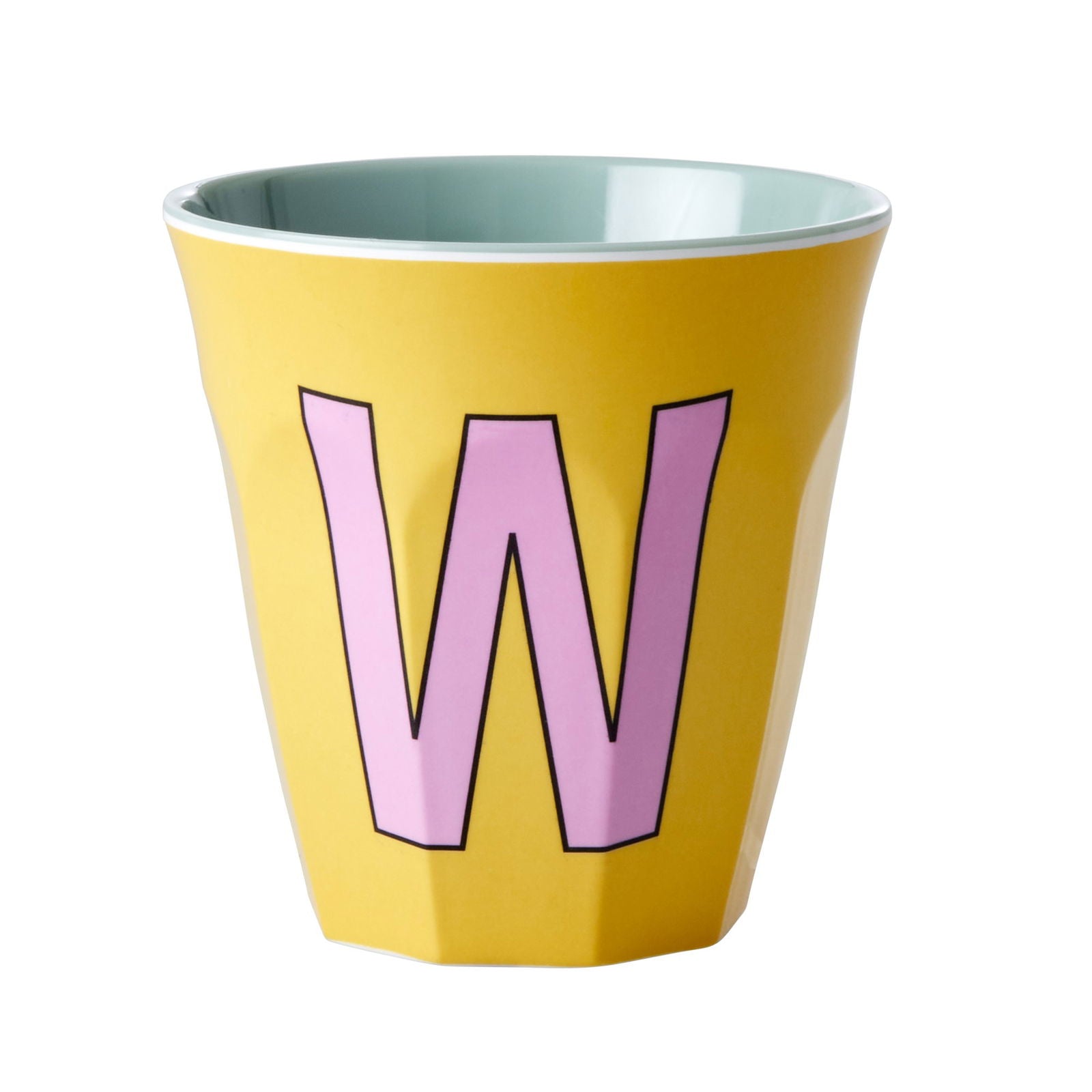 Buchstabenbecher unifarben Mädchen