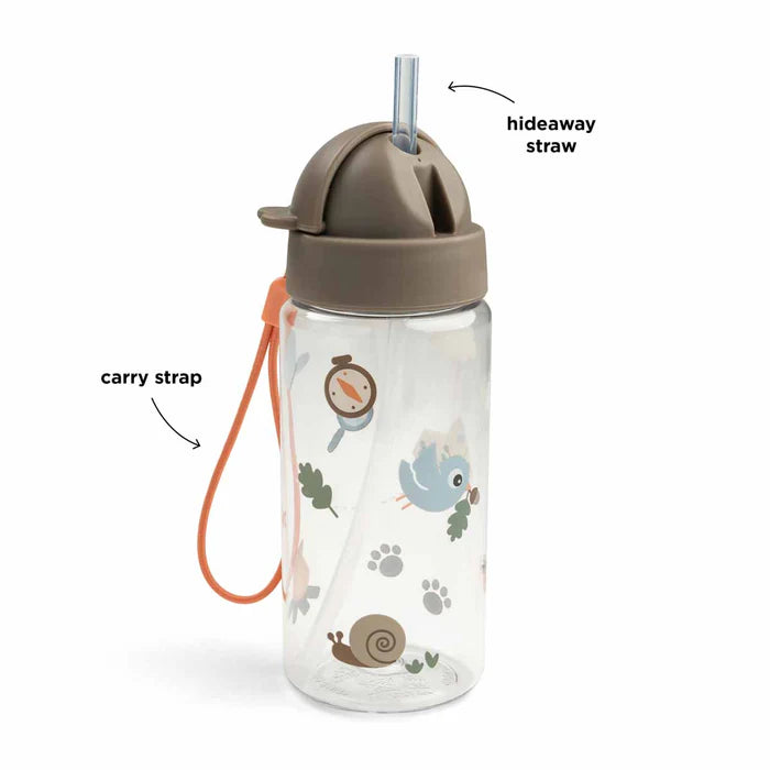Straw bottle - Tiny trails - Sand - 350 ml