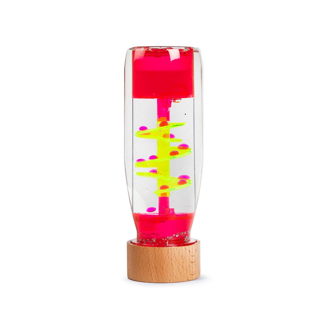 Sensorik Flasche Spiral Pink