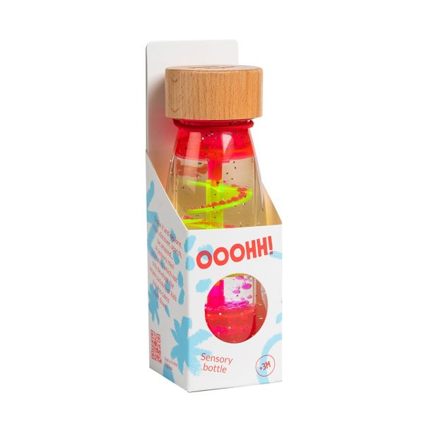 Sensorik Flasche Spiral Pink