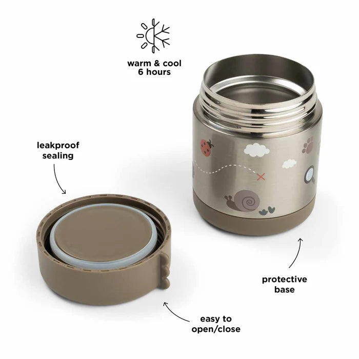 Insulated food jar - Tiny trails - Sand - 300 ml