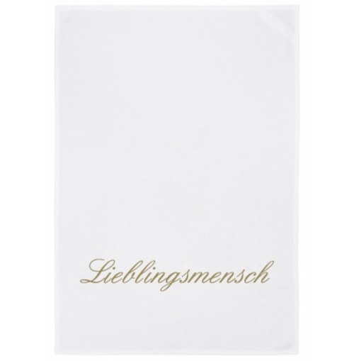 17;30 Hamburg Geschirrtuch Lieblingsmensch
